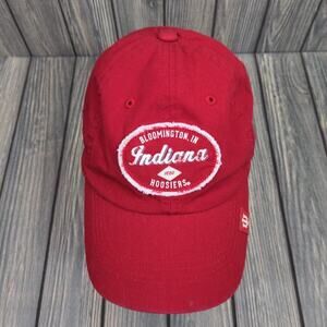 IU Indiana Hoosiers Top Of The World Cotton Red Hat Cap Strapback Football Adult